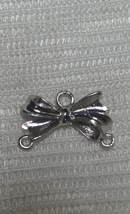 Anti-Tarnish Bow charm - Available in Gold & Silver