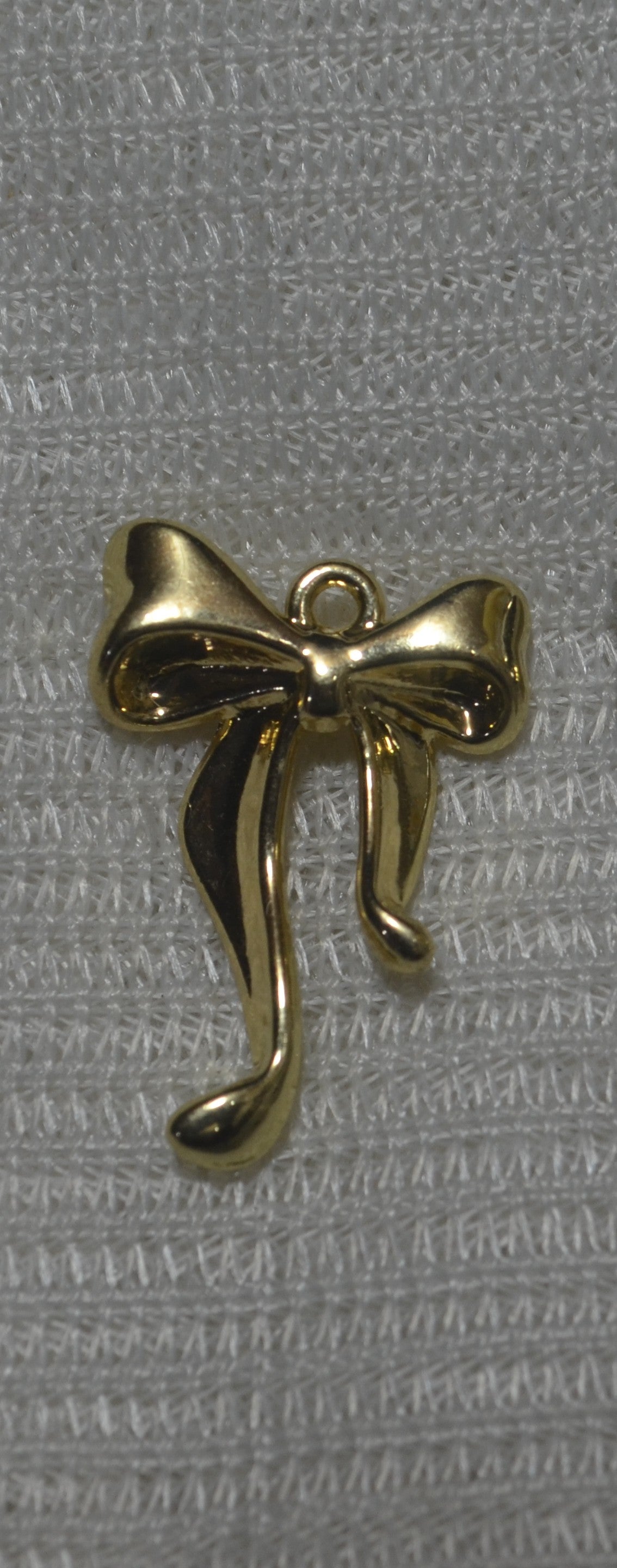 Anti-Tarnish Bow charm - Available in Gold & Silver