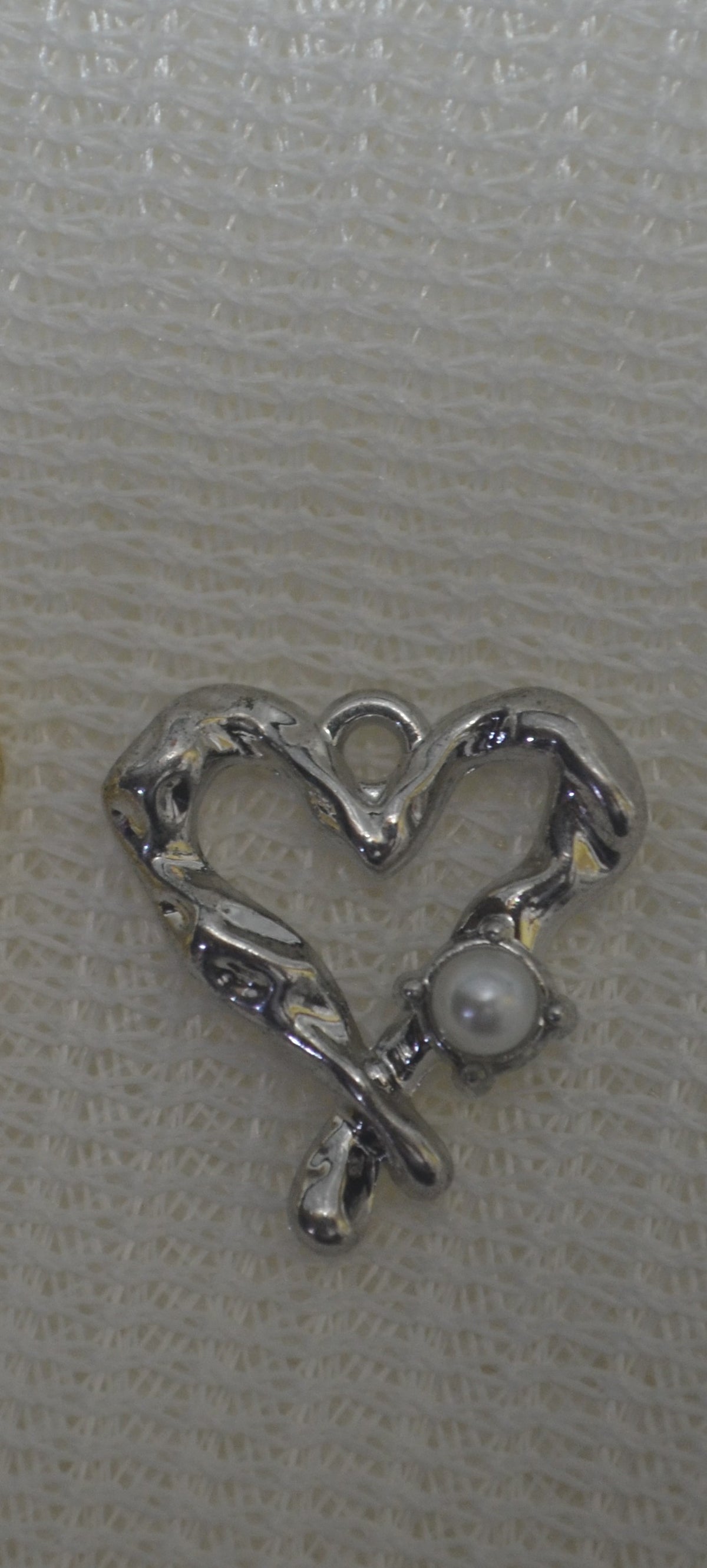 Anti-Tarnish heart charm - Available in Gold & Silver