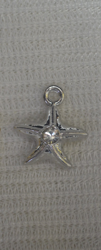 Anti-Tarnish Star Fish charm - Available in Gold & Silver