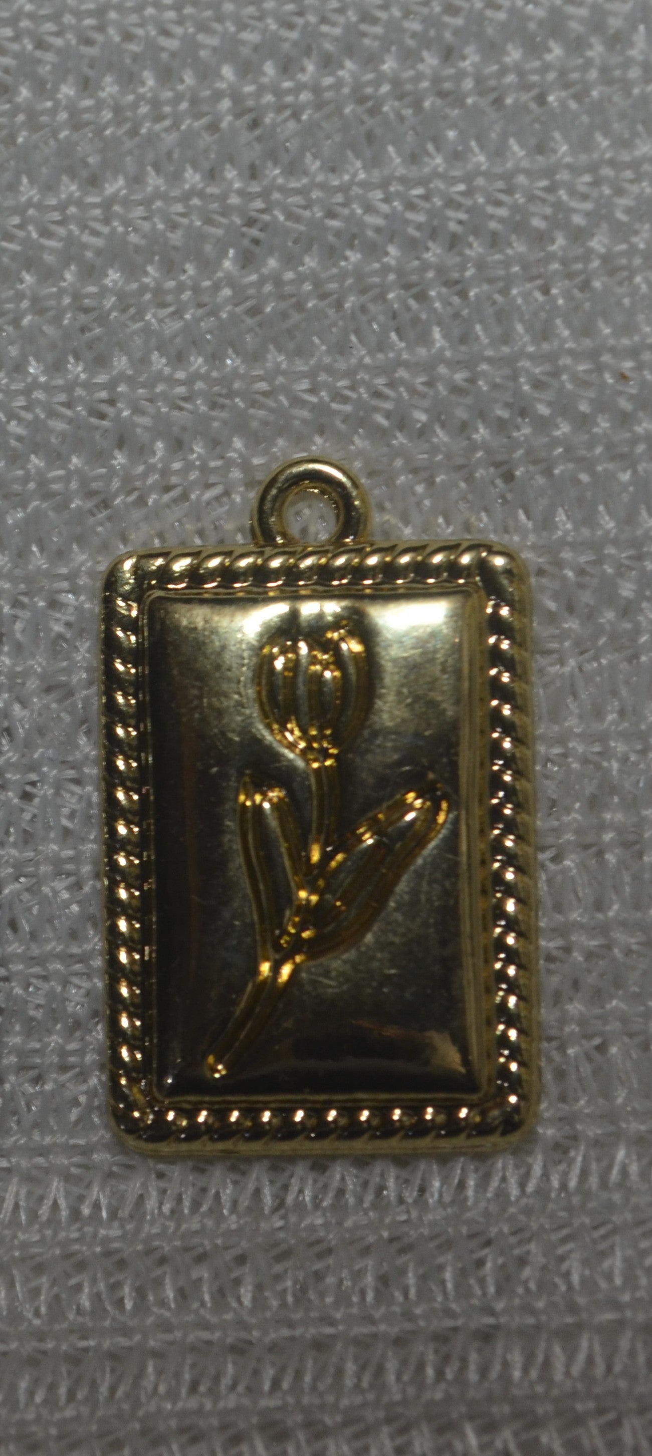 Anti-Tarnish Rose Charm - Available in Gold & Silver