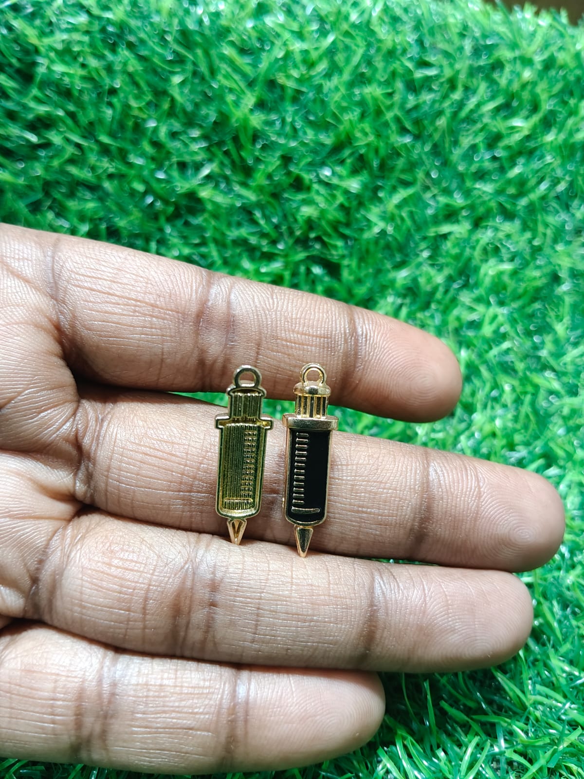 Syringe Charms | Enamel Charms | Medical Charms | Injection Charms