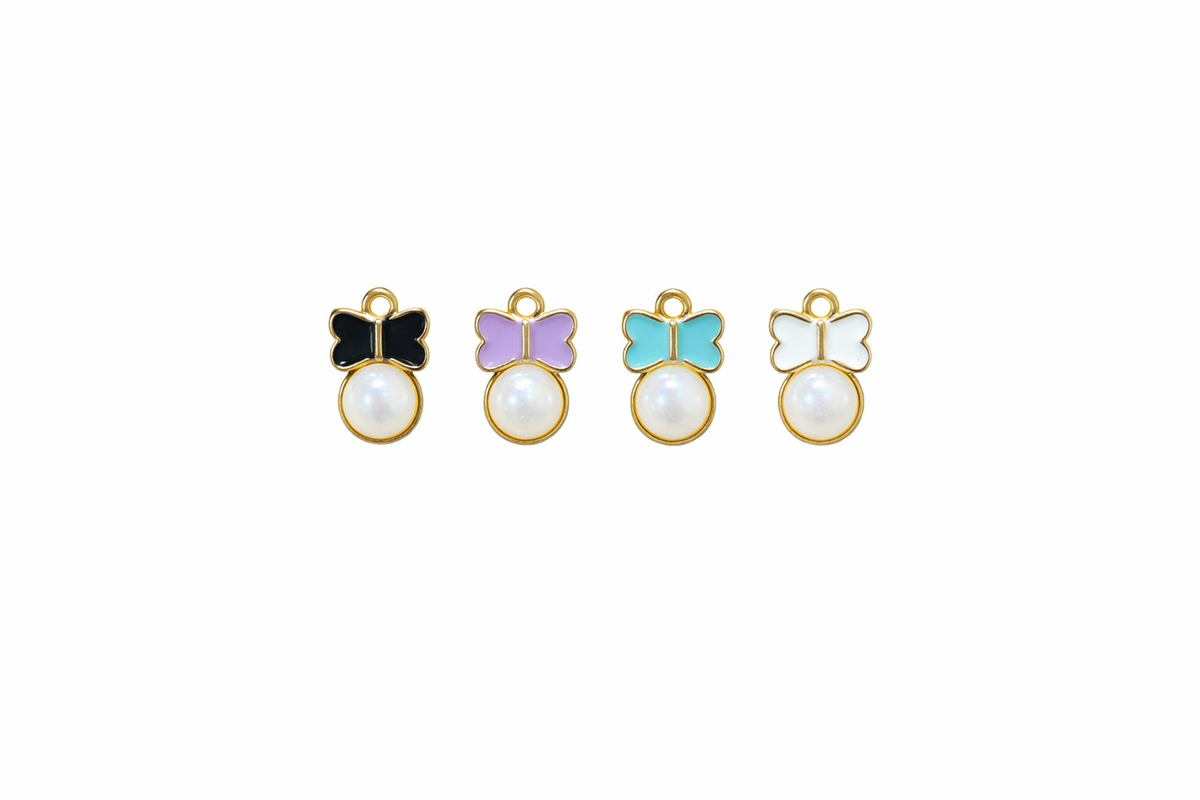 Bow Charms | Pearl Charms