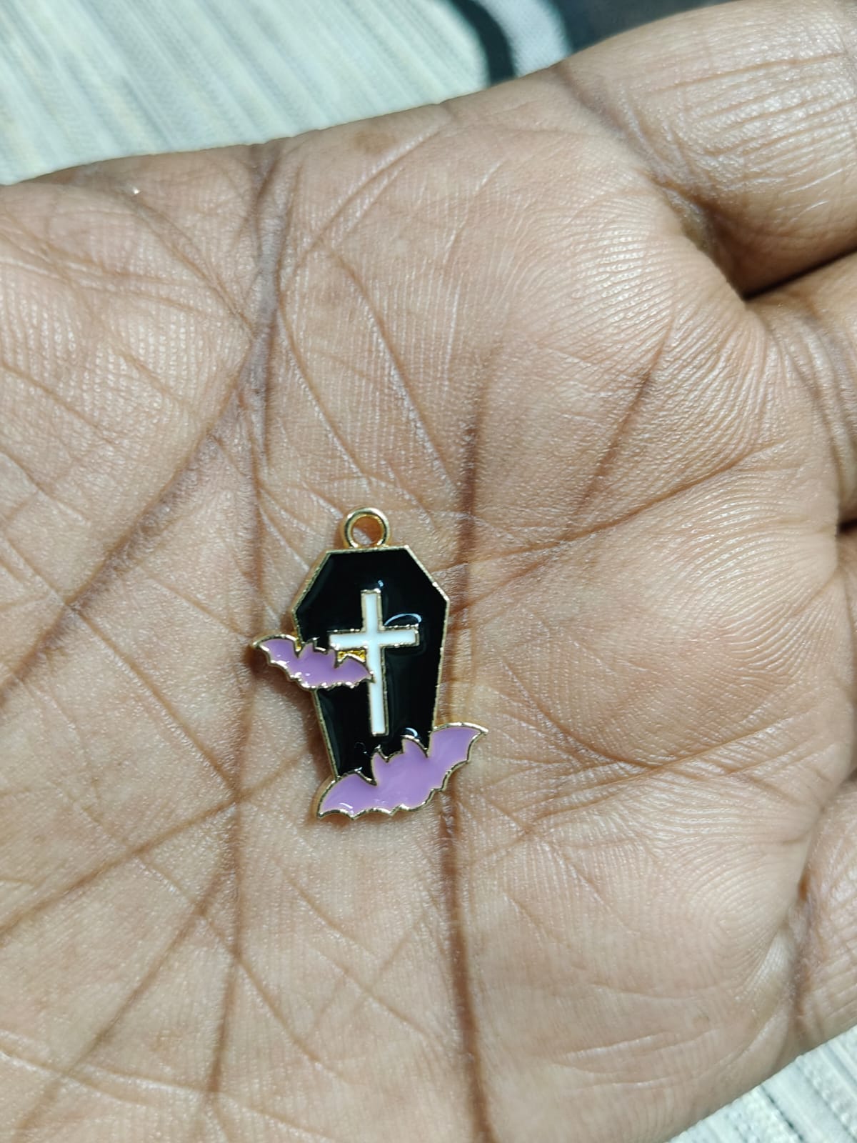 Purple Charms | Coffin Charms | Enamel Charms