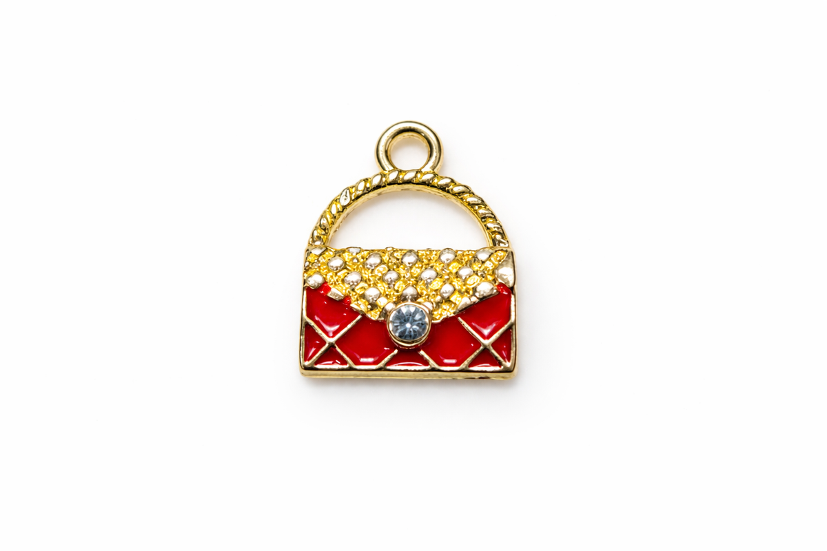 Red Charms | Handbag Charms | Enamel Charms