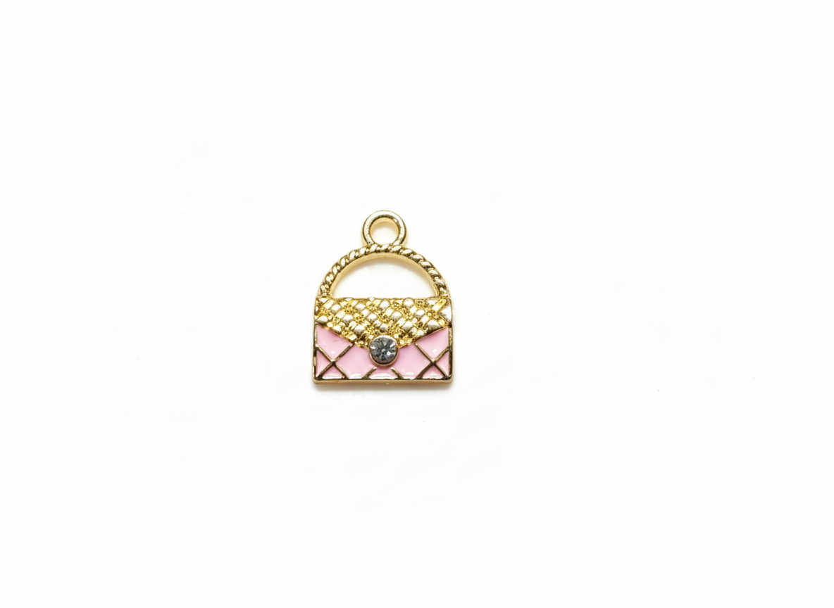 Pink Charms | Handbag Charms | Enamel Charms