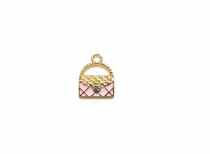 Pink Charms | Handbag Charms | Enamel Charms