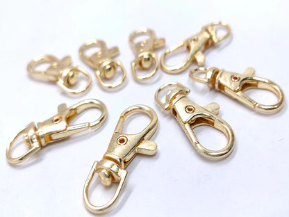 Golden Metallic Lobster Clasps