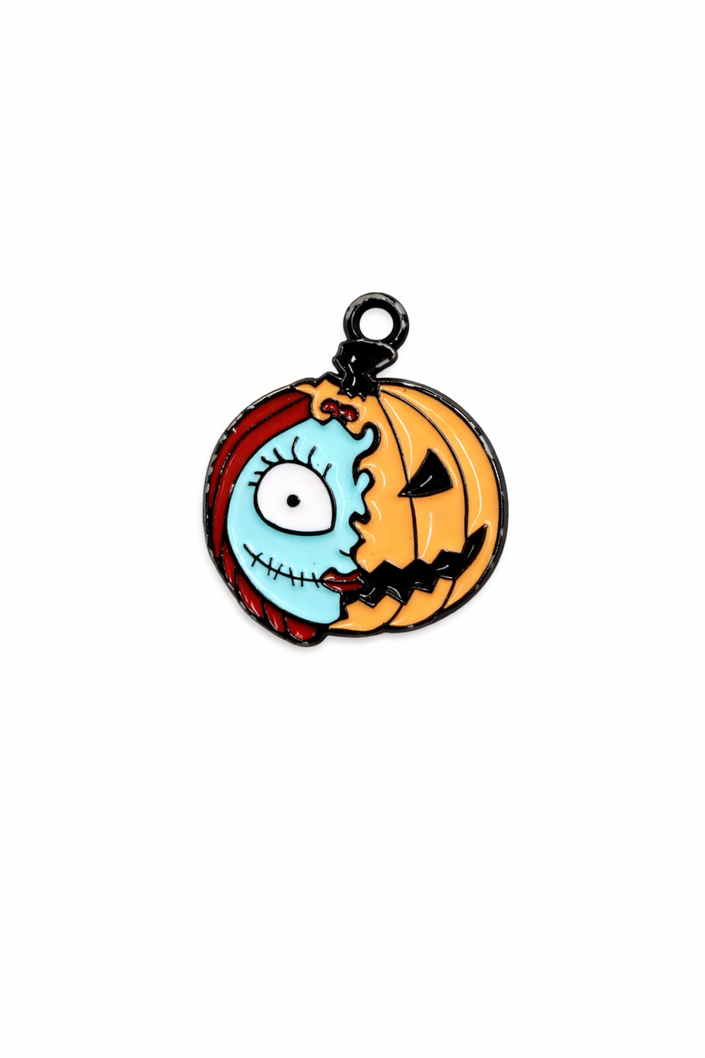 NAGNESHI Cute Black Ghost Enamel Charm for Jewelry Making, DIY Earrings, Bracelets, Necklaces, and Crafts