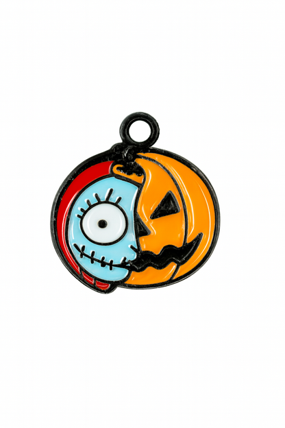 NAGNESHI Cute Black Ghost Enamel Charm for Jewelry Making, DIY Earrings, Bracelets, Necklaces, and Crafts