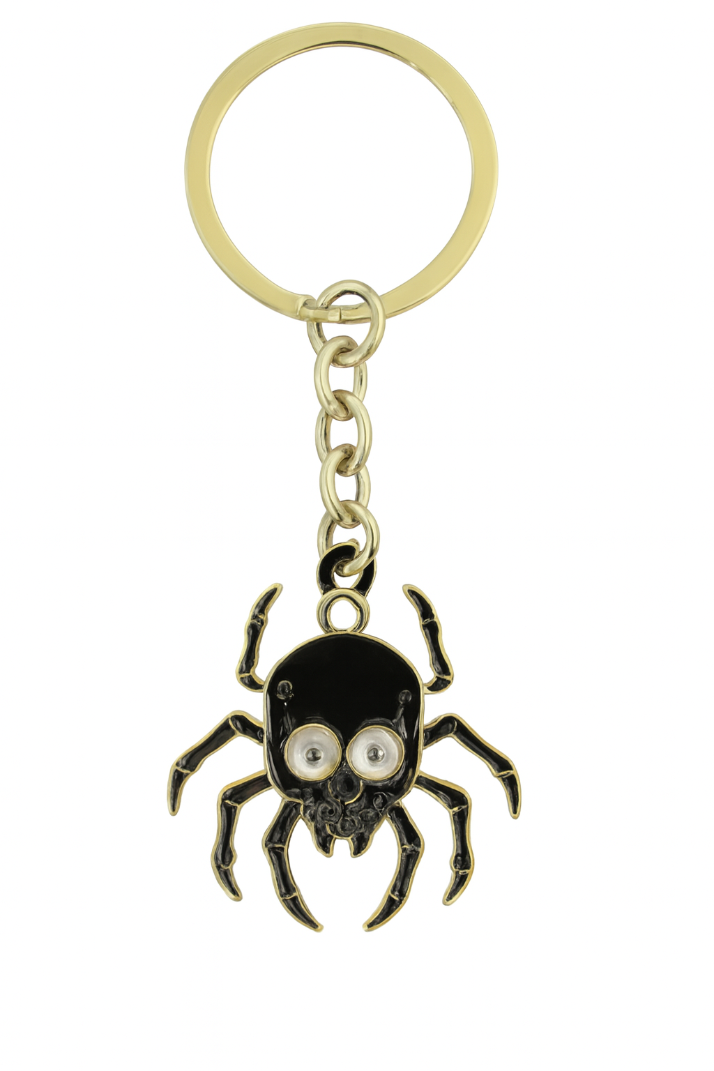 NAGNESHI Halloween Enamel Charm Set - Spooky Black Ghost and Skull Spider Pendants for Jewelry Making - DIY Gothic Charms for Necklaces, Bracelets, and Keychains