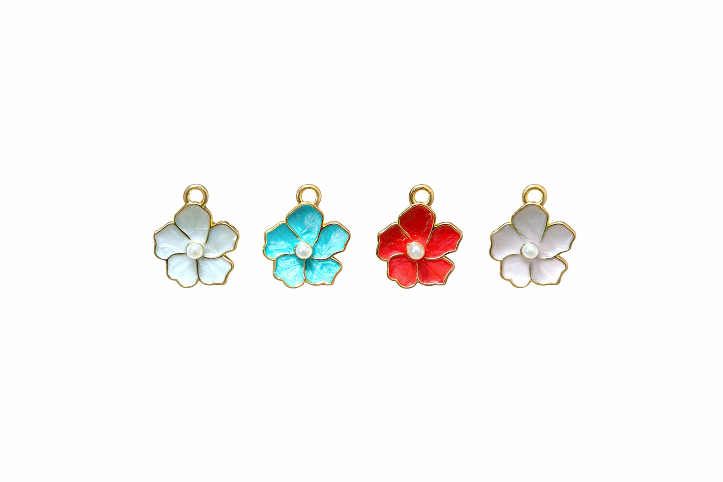 Flower Charms | Enamel Charms