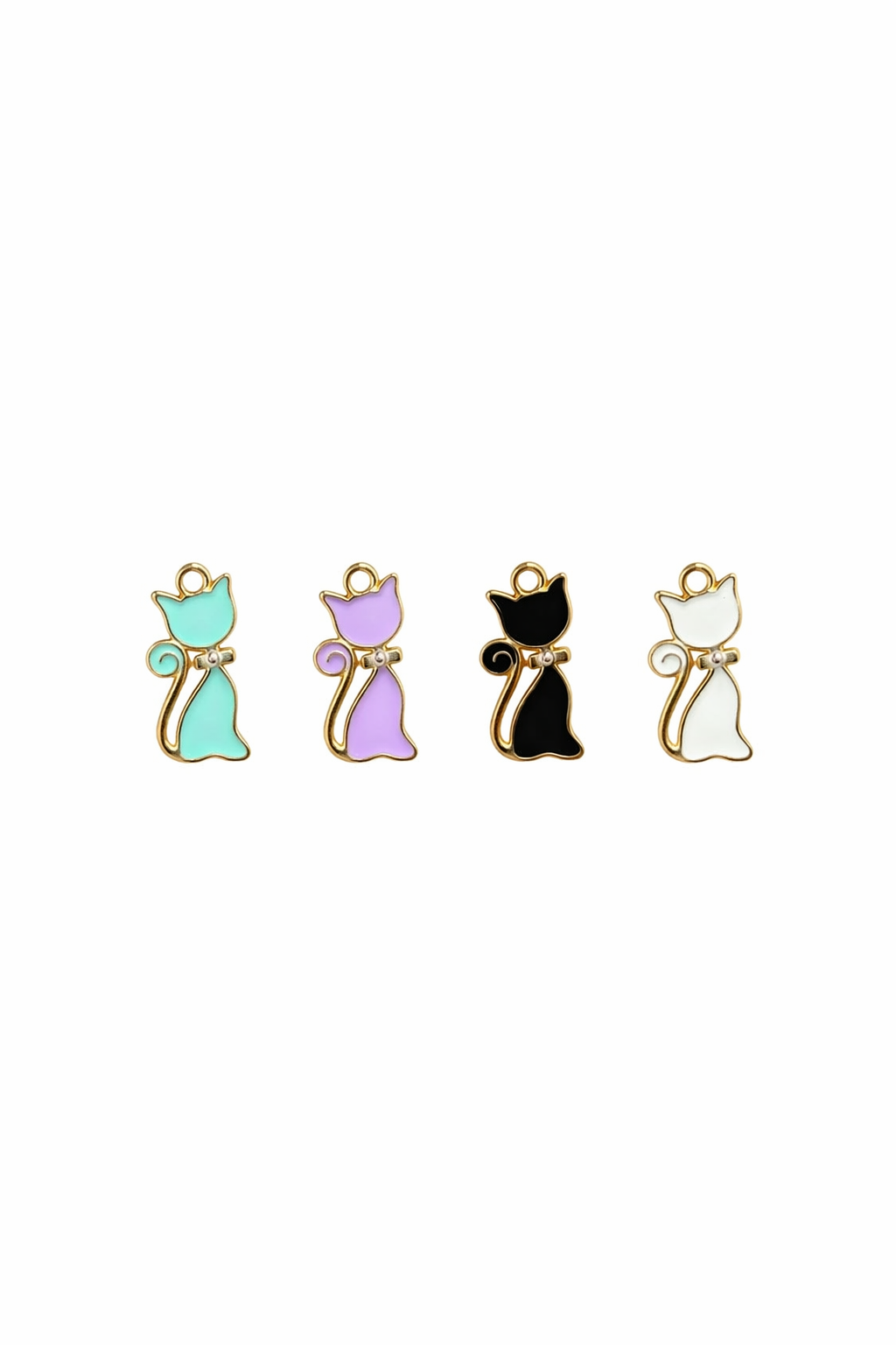 Cat Charms | Mixed Enamel Charms
