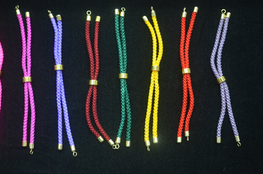 Twisted Cord Bracelet Makings Charms Jewelry For Rakhi and Band
