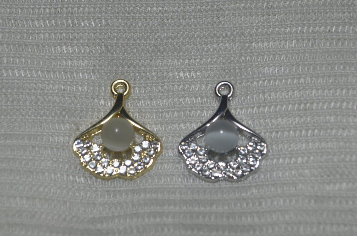 Anti-Tarnish Shell Charm - Available in Gold & Silver
