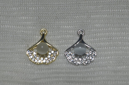 Anti-Tarnish Shell Charm - Available in Gold & Silver