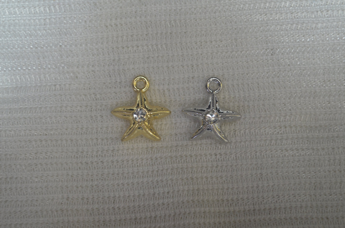 Anti-Tarnish Star Fish charm - Available in Gold & Silver