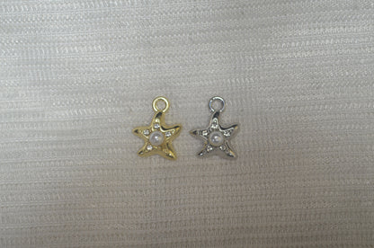 Anti-Tarnish Star charm - Available in Gold & Silver