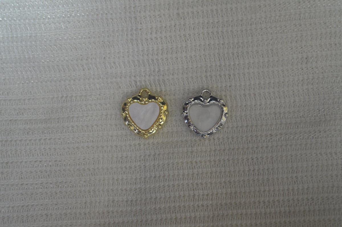 Anti-Tarnish lovable Heart charm - Available in Gold & Silver