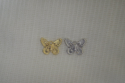 Anti-Tarnish butterfly charm - Available in Gold & Silver