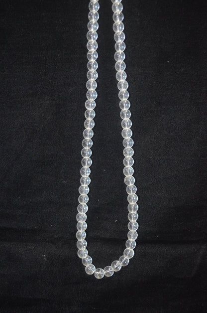 Clear glass beads 8 mm (Pack of 5)