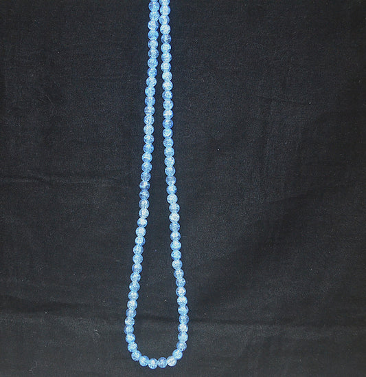 Crackle Glass Beads - 26cm Strings, Pack of 5