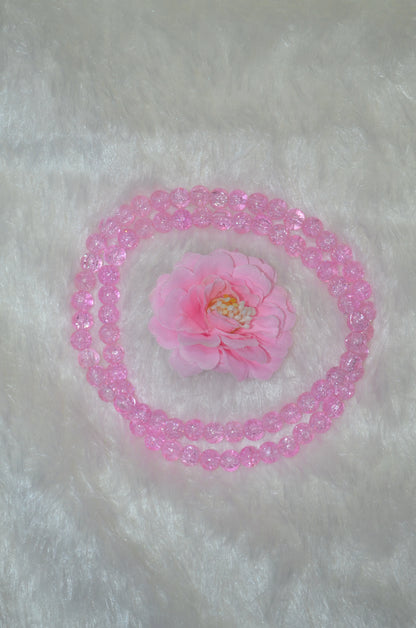 Crackle Glass Beads - 26cm Strings, Pack of 5