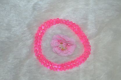 Crackle Glass Beads - 26cm Strings, Pack of 5