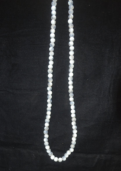 Dual-tone color Crackle Glass Beads - 26cm Strings, Pack of 5