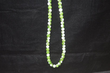 Dual-tone color Crackle Glass Beads - 26cm Strings, Pack of 5