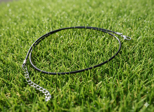 Set of 10 Black Cord Chains for Pendants & Charms (Adjustable Length)