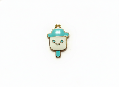 Blue Ice Cream Charms | Enamel Charms