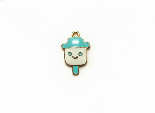 Blue Ice Cream Charms | Enamel Charms
