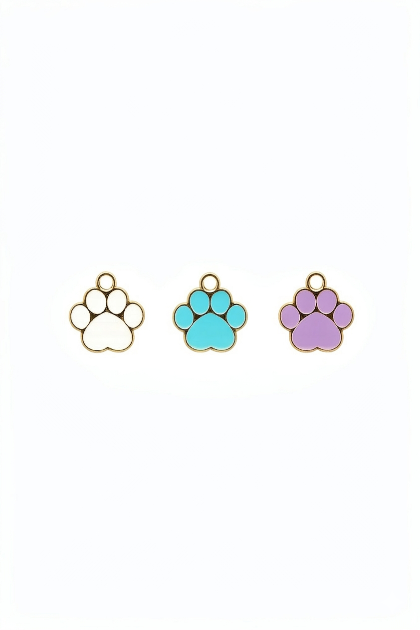 Mixed Enamel Charms |  Paw Charms | Star Charms  | Doge Charms