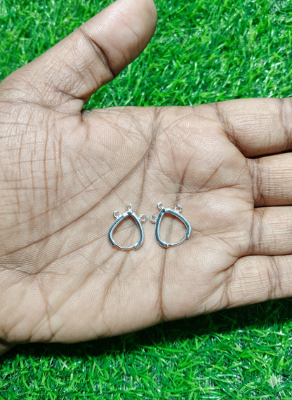 Anti-Tarnish 18K Gold & Silver Plated Teardrop Baali