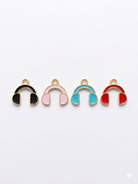 Headphone Charms | Enamel Charms