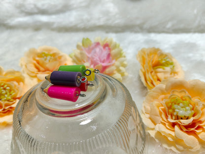 Colorful Pencil Charms Set - Pack of 10