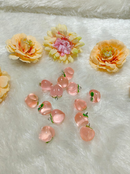 Pink Peach Craft Charms for Kids comes in pack of 10
