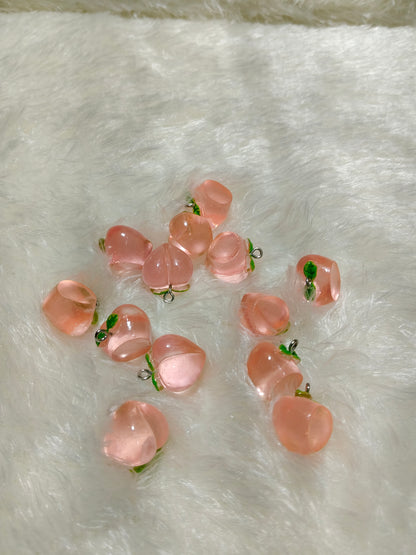 Pink Peach Craft Charms for Kids comes in pack of 10