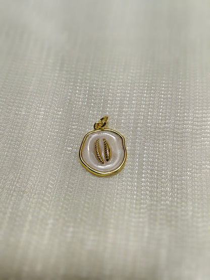 Gold-Edged Fruit Slice Charms | Anti-Tarnish Enamel Jewelry Pendants