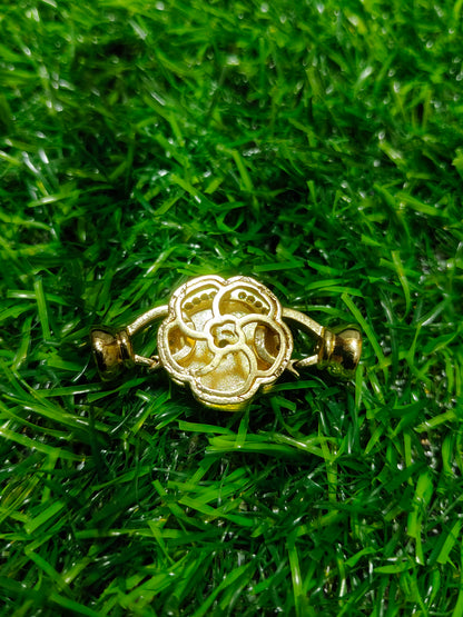 Blossom & Shine: Anti-Tarnish Floral Charm