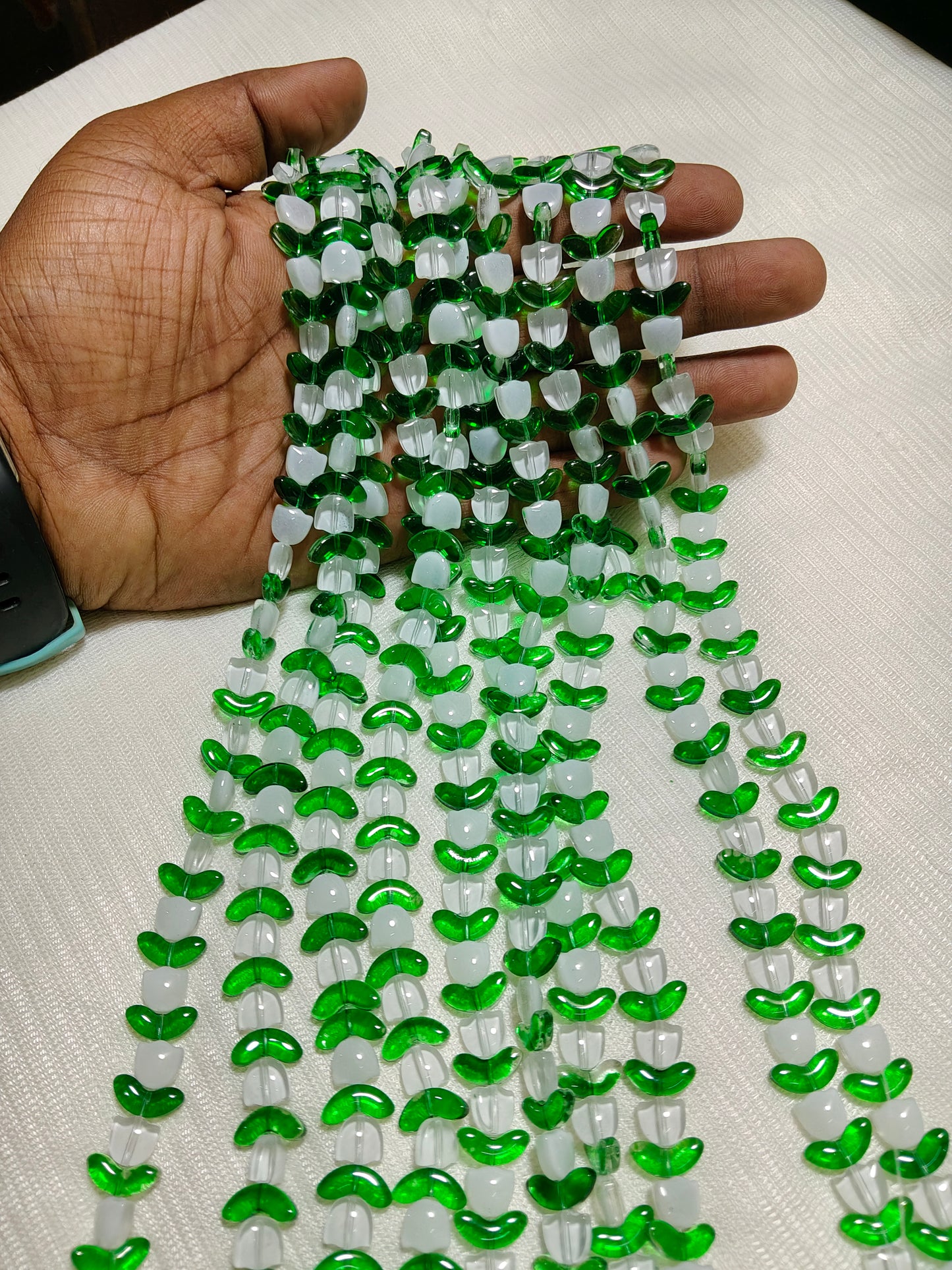 Tulip Glass Beads