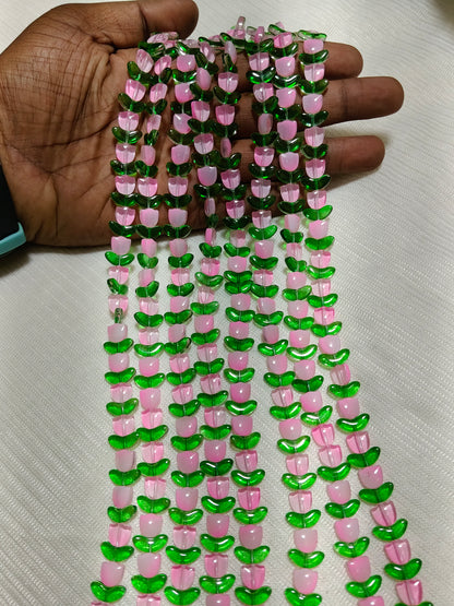 Tulip Glass Beads