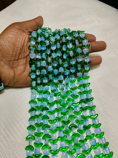 Tulip Glass Beads
