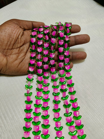 Tulip Glass Beads