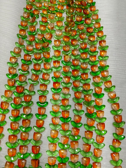 Tulip Glass Beads