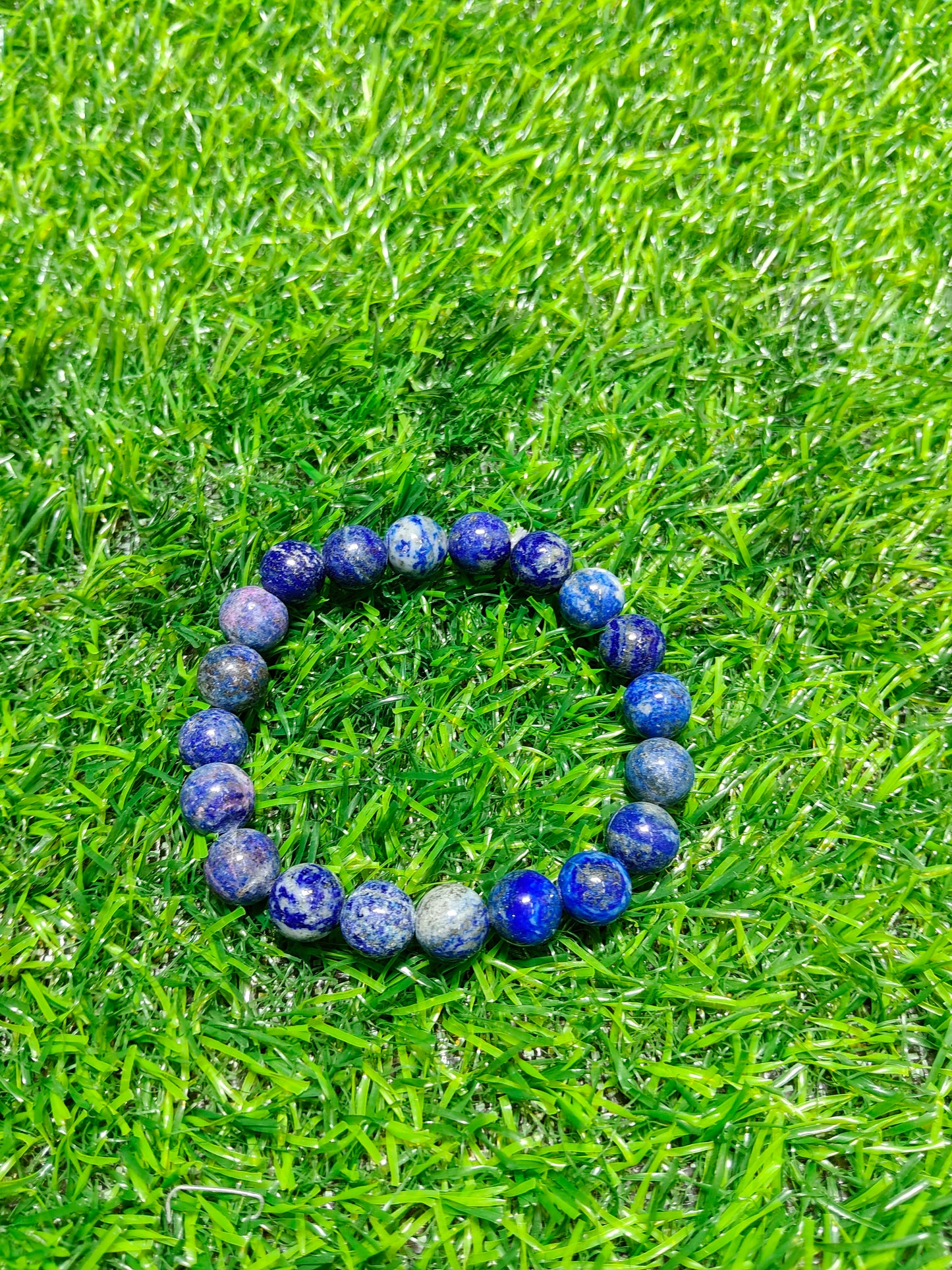 Lapis Lazuli Gemstone Beaded Bracelet