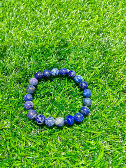 Lapis Lazuli Gemstone Beaded Bracelet
