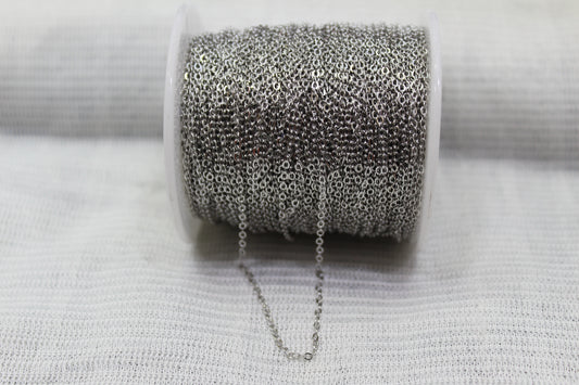 Anti Tarnish 2 Mm chain Jewelry Makin for Women Stylish Neck chains