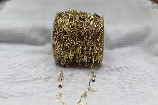 Anti Tarnish Stone Jewelry Makin for Women Stylish Neck chains